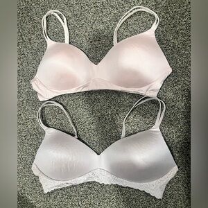 Aerie Light Pink/ Clay Wireless Bras
